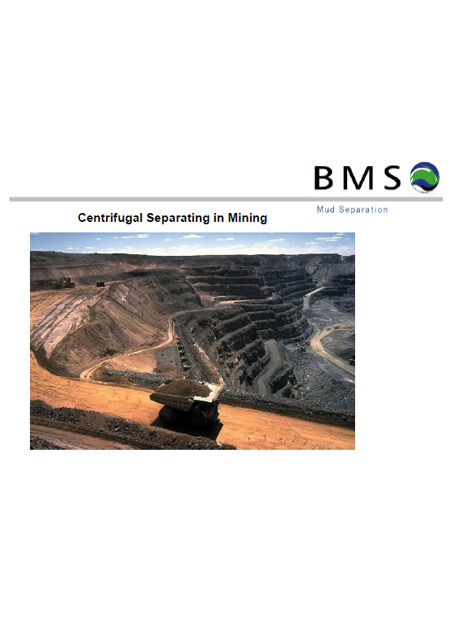 BMS Mining centrifuge cover