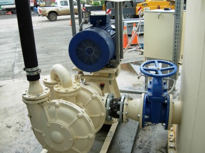 Filterpress feeding pump